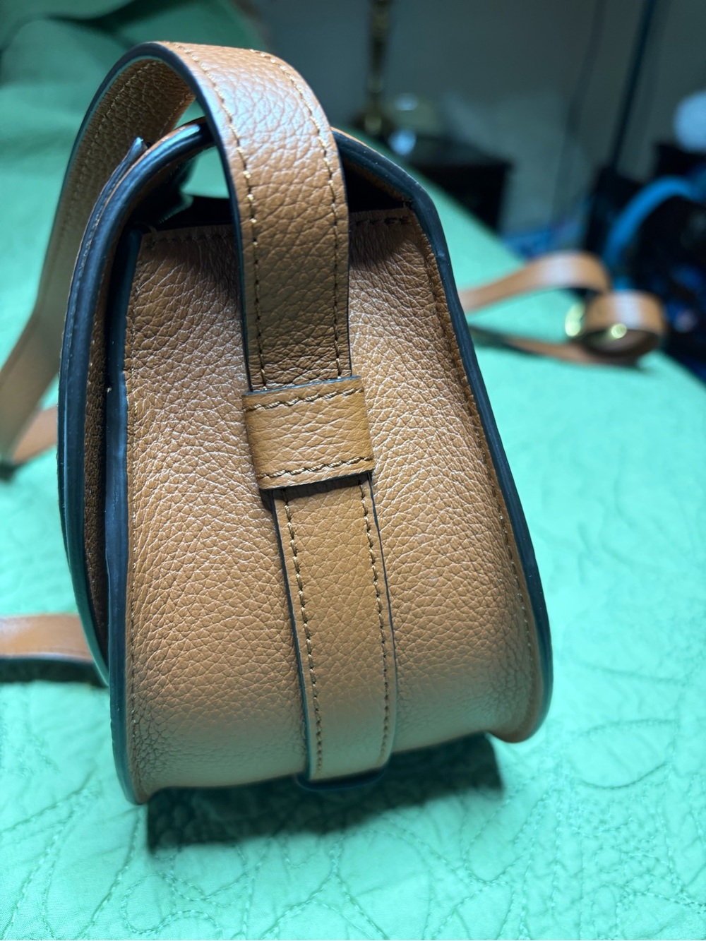 Chloe Tan Marcie Small Saddle Crossbody Bag NEW - Picture 3 of 10